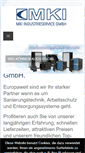 Mobile Screenshot of mki-service.de