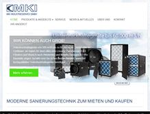 Tablet Screenshot of mki-service.de